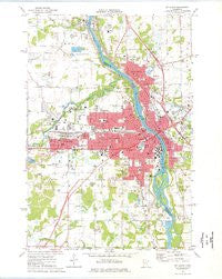 St. Cloud Minnesota Historical topographic map, 1:24000 scale, 7.5 X 7.5 Minute, Year 1974