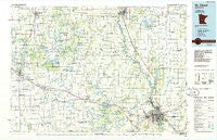 St. Cloud Minnesota Historical topographic map, 1:100000 scale, 30 X 60 Minute, Year 1986