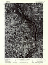 St Croix Dalles NW Wisconsin Historical topographic map, 1:24000 scale, 7.5 X 7.5 Minute, Year 1974