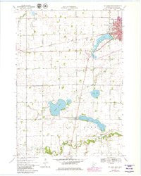 St James West Minnesota Historical topographic map, 1:24000 scale, 7.5 X 7.5 Minute, Year 1970