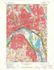 St. Paul East Minnesota Historical topographic map, 1:24000 scale, 7.5 X 7.5 Minute, Year 1967