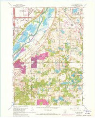 St Paul SW Minnesota Historical topographic map, 1:24000 scale, 7.5 X 7.5 Minute, Year 1967