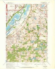 St. Paul SW Minnesota Historical topographic map, 1:24000 scale, 7.5 X 7.5 Minute, Year 1967