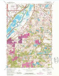 St. Paul SW Minnesota Historical topographic map, 1:24000 scale, 7.5 X 7.5 Minute, Year 1967