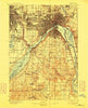 St. Paul Minnesota Historical topographic map, 1:62500 scale, 15 X 15 Minute, Year 1896