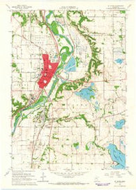 St Peter Minnesota Historical topographic map, 1:24000 scale, 7.5 X 7.5 Minute, Year 1965