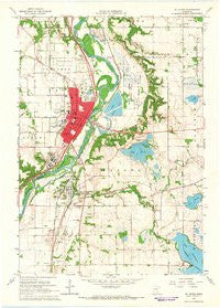 St Peter Minnesota Historical topographic map, 1:24000 scale, 7.5 X 7.5 Minute, Year 1965