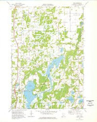 Stacy Minnesota Historical topographic map, 1:24000 scale, 7.5 X 7.5 Minute, Year 1974