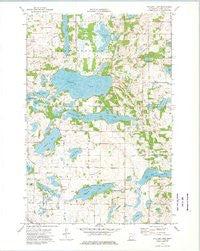 Stalker Lake Minnesota Historical topographic map, 1:24000 scale, 7.5 X 7.5 Minute, Year 1973