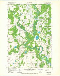 Staples NE Minnesota Historical topographic map, 1:24000 scale, 7.5 X 7.5 Minute, Year 1966