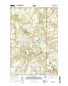 Staples NE Minnesota Current topographic map, 1:24000 scale, 7.5 X 7.5 Minute, Year 2016