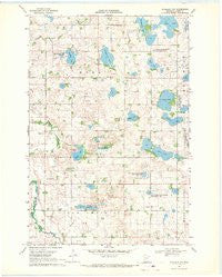 Starbuck NW Minnesota Historical topographic map, 1:24000 scale, 7.5 X 7.5 Minute, Year 1968