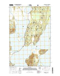 Steamboat Bay Minnesota Current topographic map, 1:24000 scale, 7.5 X 7.5 Minute, Year 2016