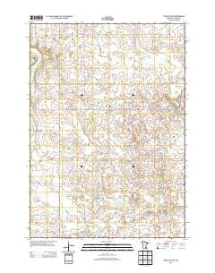 Steele Center Minnesota Historical topographic map, 1:24000 scale, 7.5 X 7.5 Minute, Year 2013