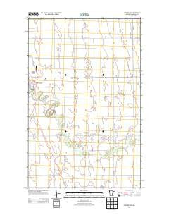 Stephen East Minnesota Historical topographic map, 1:24000 scale, 7.5 X 7.5 Minute, Year 2013