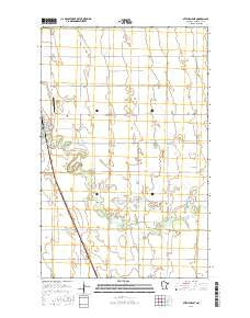 Stephen East Minnesota Current topographic map, 1:24000 scale, 7.5 X 7.5 Minute, Year 2016
