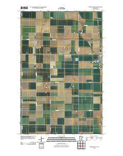 Stephen West Minnesota Historical topographic map, 1:24000 scale, 7.5 X 7.5 Minute, Year 2010