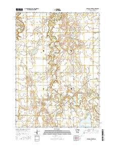 Sterling Center Minnesota Current topographic map, 1:24000 scale, 7.5 X 7.5 Minute, Year 2016