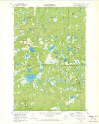Stewart Lake Minnesota Historical topographic map, 1:24000 scale, 7.5 X 7.5 Minute, Year 1971