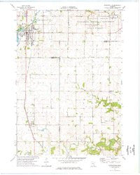 Stewartville Minnesota Historical topographic map, 1:24000 scale, 7.5 X 7.5 Minute, Year 1974
