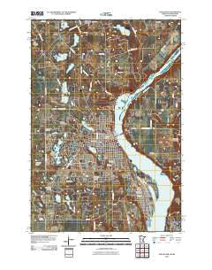 Stillwater Minnesota Historical topographic map, 1:24000 scale, 7.5 X 7.5 Minute, Year 2010