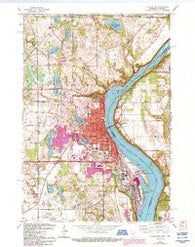 Stillwater Minnesota Historical topographic map, 1:24000 scale, 7.5 X 7.5 Minute, Year 1967