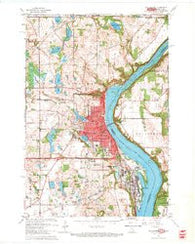 Stillwater Minnesota Historical topographic map, 1:24000 scale, 7.5 X 7.5 Minute, Year 1967