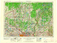 Stillwater Minnesota Historical topographic map, 1:250000 scale, 1 X 2 Degree, Year 1965