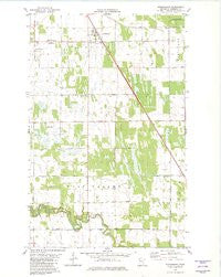 Strandquist Minnesota Historical topographic map, 1:24000 scale, 7.5 X 7.5 Minute, Year 1982
