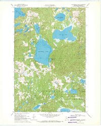 Strawberry Lake Minnesota Historical topographic map, 1:24000 scale, 7.5 X 7.5 Minute, Year 1969