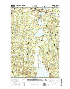 Sucker Lakes Minnesota Current topographic map, 1:24000 scale, 7.5 X 7.5 Minute, Year 2016