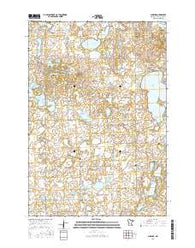 Sunburg Minnesota Current topographic map, 1:24000 scale, 7.5 X 7.5 Minute, Year 2016