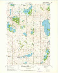 Sunburg Minnesota Historical topographic map, 1:24000 scale, 7.5 X 7.5 Minute, Year 1967