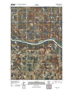Sunrise Minnesota Historical topographic map, 1:24000 scale, 7.5 X 7.5 Minute, Year 2010