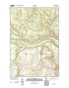 Sunrise Minnesota Historical topographic map, 1:24000 scale, 7.5 X 7.5 Minute, Year 2013