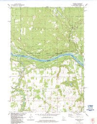 Sunrise Minnesota Historical topographic map, 1:24000 scale, 7.5 X 7.5 Minute, Year 1983