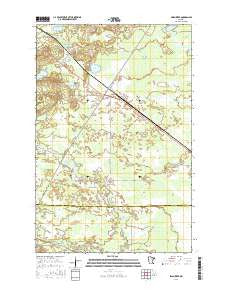 Swan River Minnesota Current topographic map, 1:24000 scale, 7.5 X 7.5 Minute, Year 2016