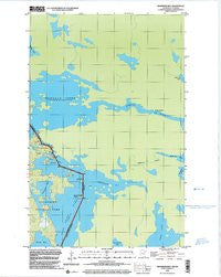 Swansons Bay Minnesota Historical topographic map, 1:24000 scale, 7.5 X 7.5 Minute, Year 1999