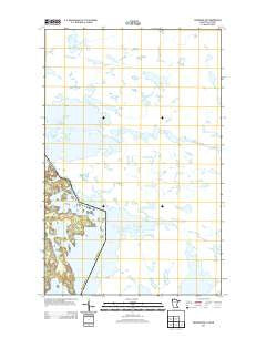 Swansons Bay Minnesota Historical topographic map, 1:24000 scale, 7.5 X 7.5 Minute, Year 2013