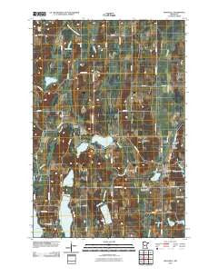 Swanville Minnesota Historical topographic map, 1:24000 scale, 7.5 X 7.5 Minute, Year 2010