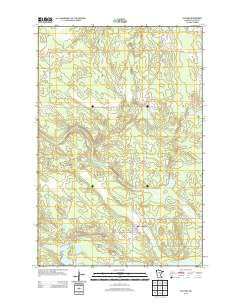 Swatara Minnesota Historical topographic map, 1:24000 scale, 7.5 X 7.5 Minute, Year 2013