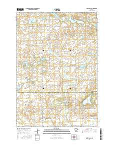 Swift Falls Minnesota Current topographic map, 1:24000 scale, 7.5 X 7.5 Minute, Year 2016