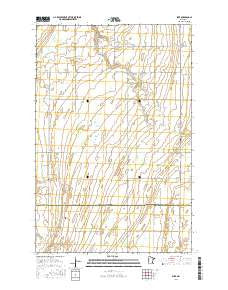 Syre Minnesota Current topographic map, 1:24000 scale, 7.5 X 7.5 Minute, Year 2016