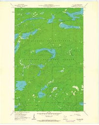 Tait Lake Minnesota Historical topographic map, 1:24000 scale, 7.5 X 7.5 Minute, Year 1960