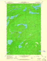 Tait Lake Minnesota Historical topographic map, 1:24000 scale, 7.5 X 7.5 Minute, Year 1960