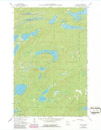 Tait Lake Minnesota Historical topographic map, 1:24000 scale, 7.5 X 7.5 Minute, Year 1960
