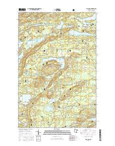 Tait Lake Minnesota Current topographic map, 1:24000 scale, 7.5 X 7.5 Minute, Year 2016