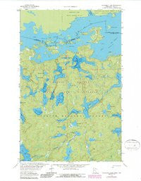 Takucmich Lake Minnesota Historical topographic map, 1:24000 scale, 7.5 X 7.5 Minute, Year 1963