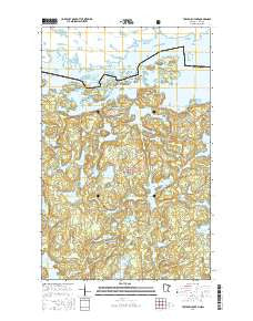 Takucmich Lake Minnesota Current topographic map, 1:24000 scale, 7.5 X 7.5 Minute, Year 2016