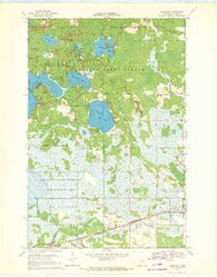 Tamarack Minnesota Historical topographic map, 1:24000 scale, 7.5 X 7.5 Minute, Year 1970